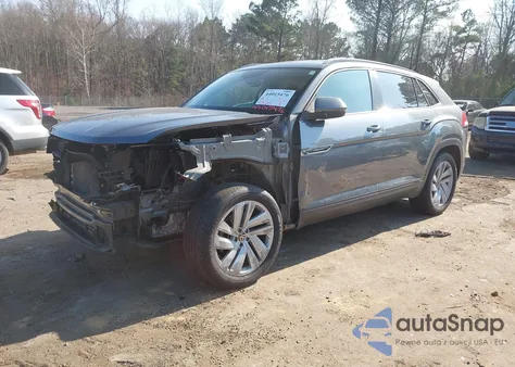 2020 Volkswagen Atlas Cross Sport 3.6L V6 Se W/Technology/3.6L V6 Se W/Technology R-Line из США, поврежденный, VIN 1V21E2CAXLC223976